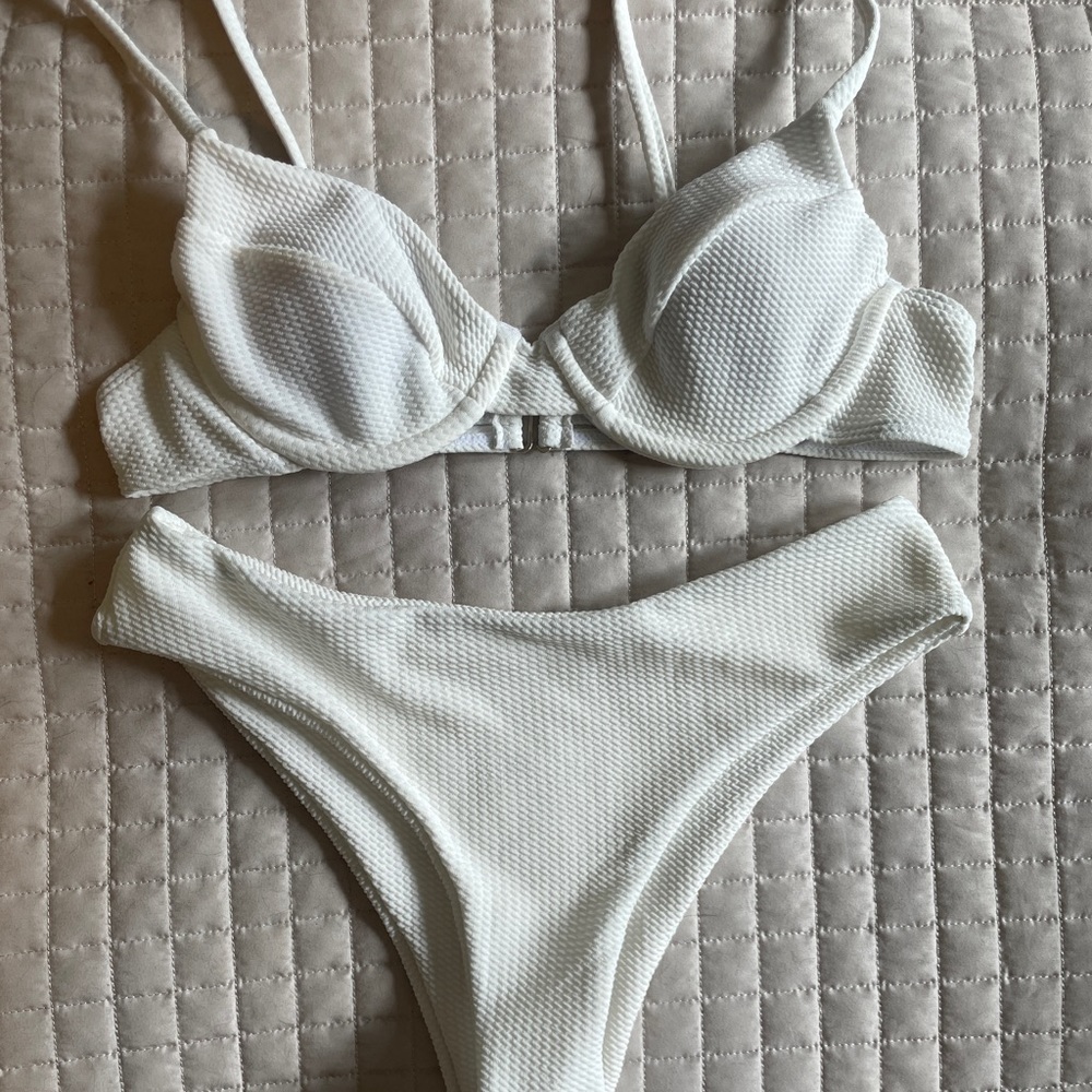 White bikini